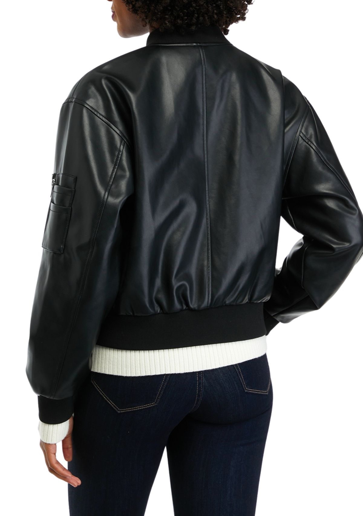 Womens Vegan Bomber Jacket