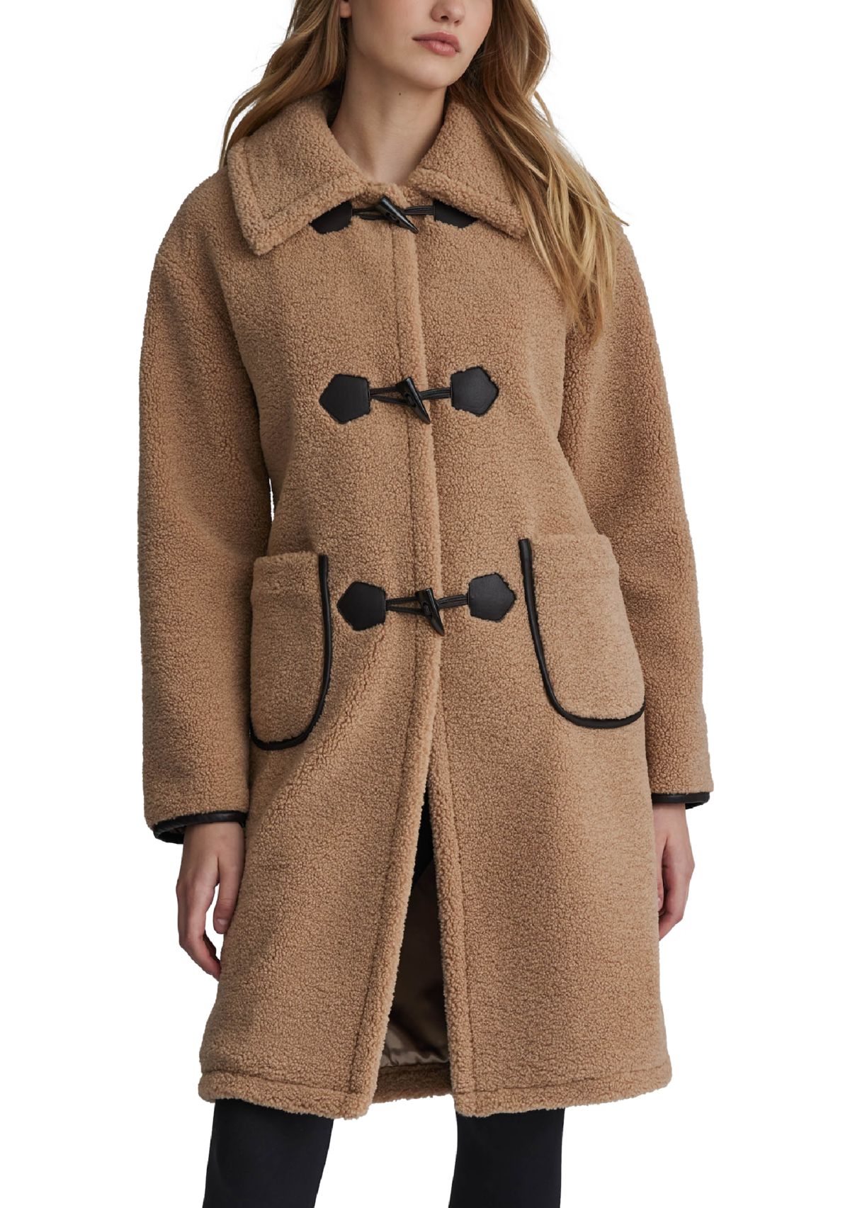 NVLT Womens Berber Toggle Coat