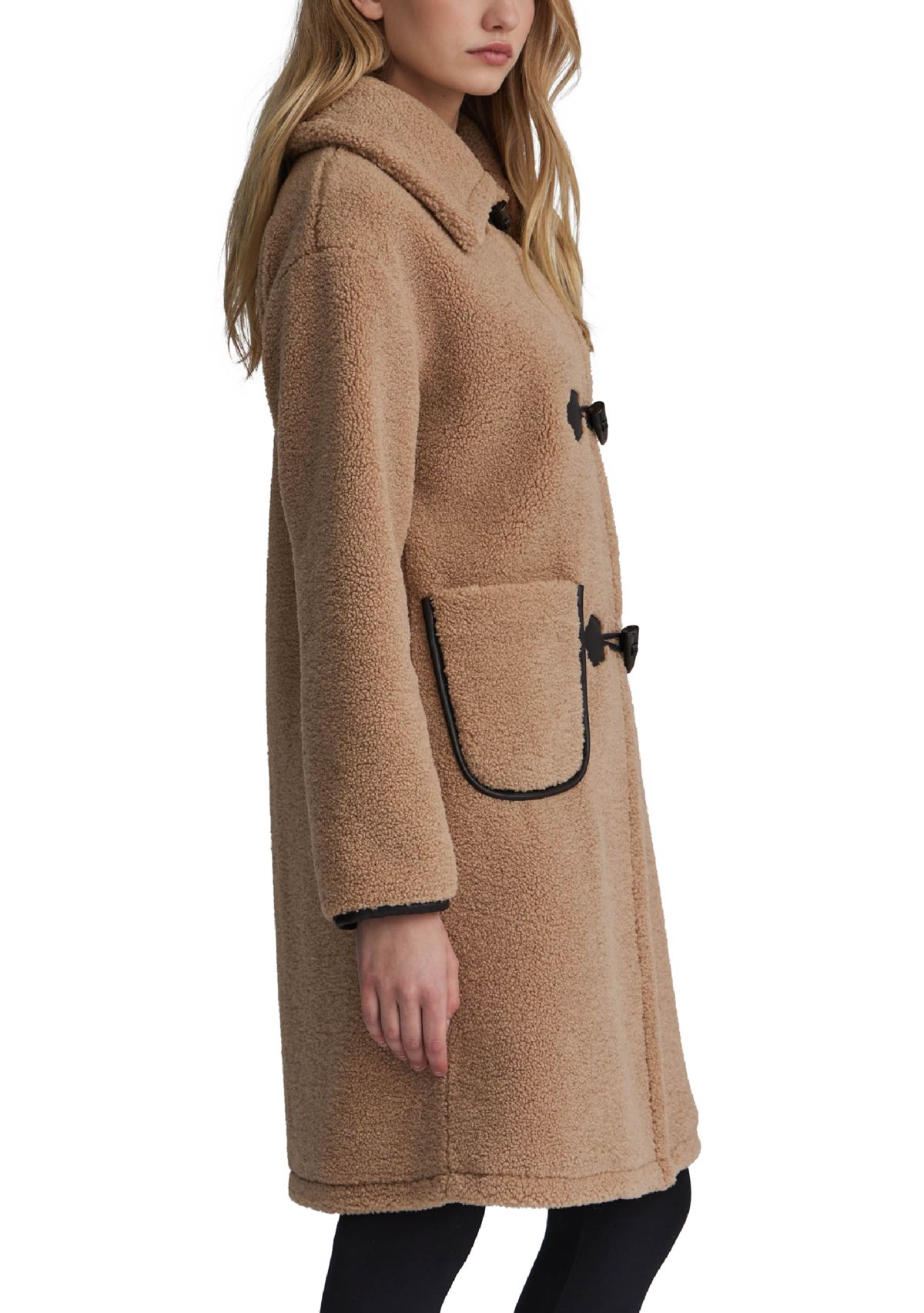 NVLT Womens Berber Toggle Coat