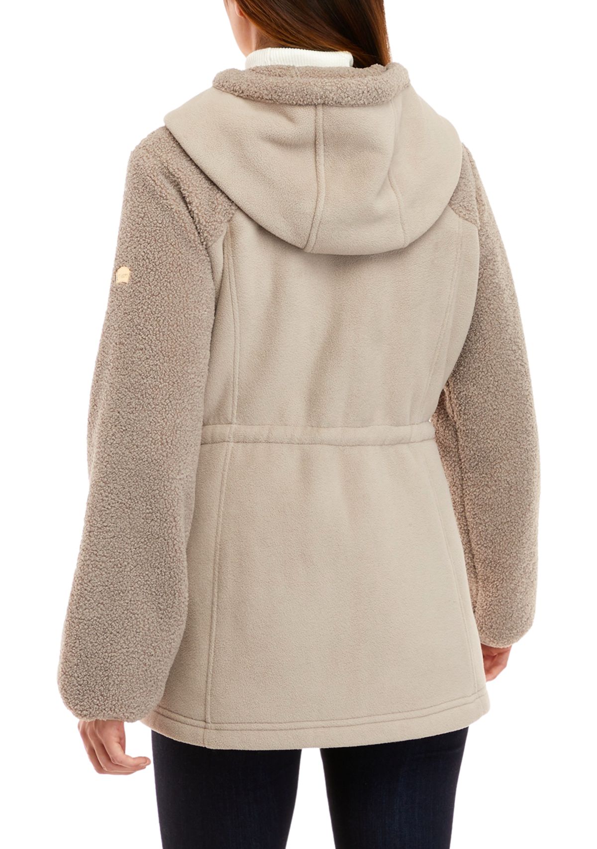 Womens Bond Fleece Sherpa Anorak Jacket