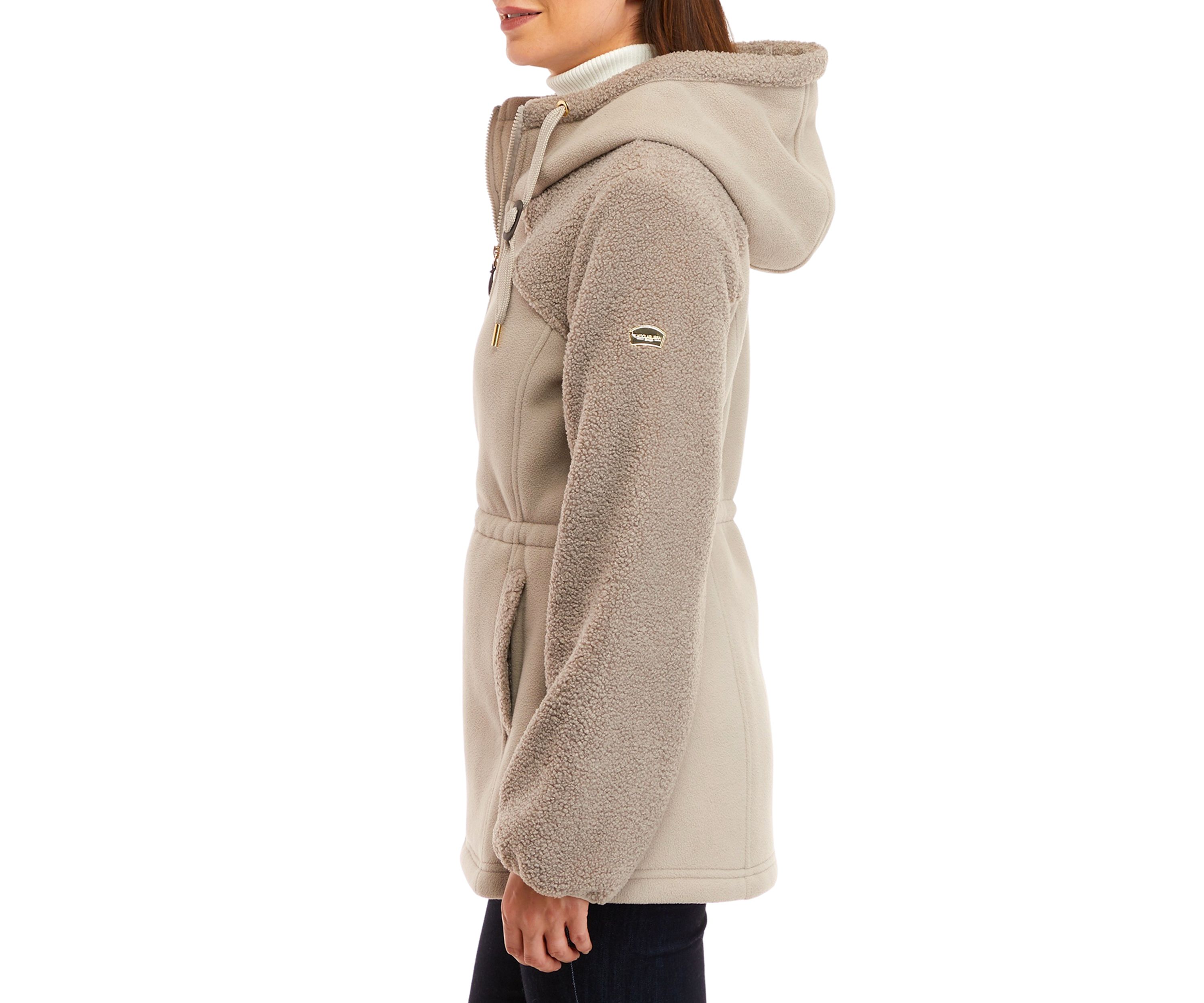 Womens Bond Fleece Sherpa Anorak Jacket