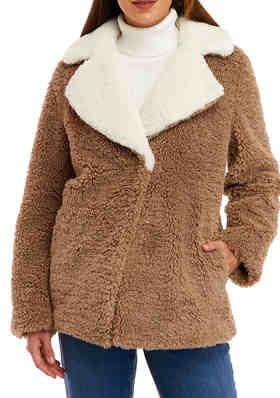 WOMEN FASHION Coats Fur Brown M discount 65% Liu·Jo Long coat 