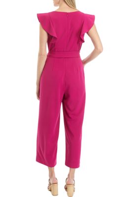 Tahari jumpsuit pink on sale