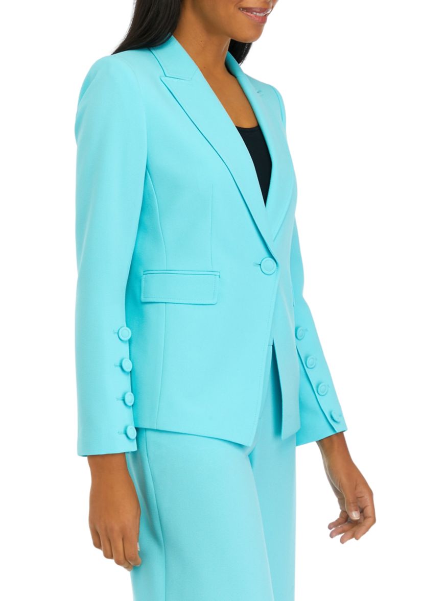 Womens One Button Blazer