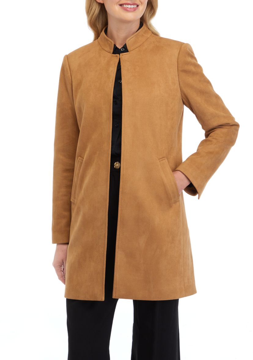 Womens Vegan Suede Topper