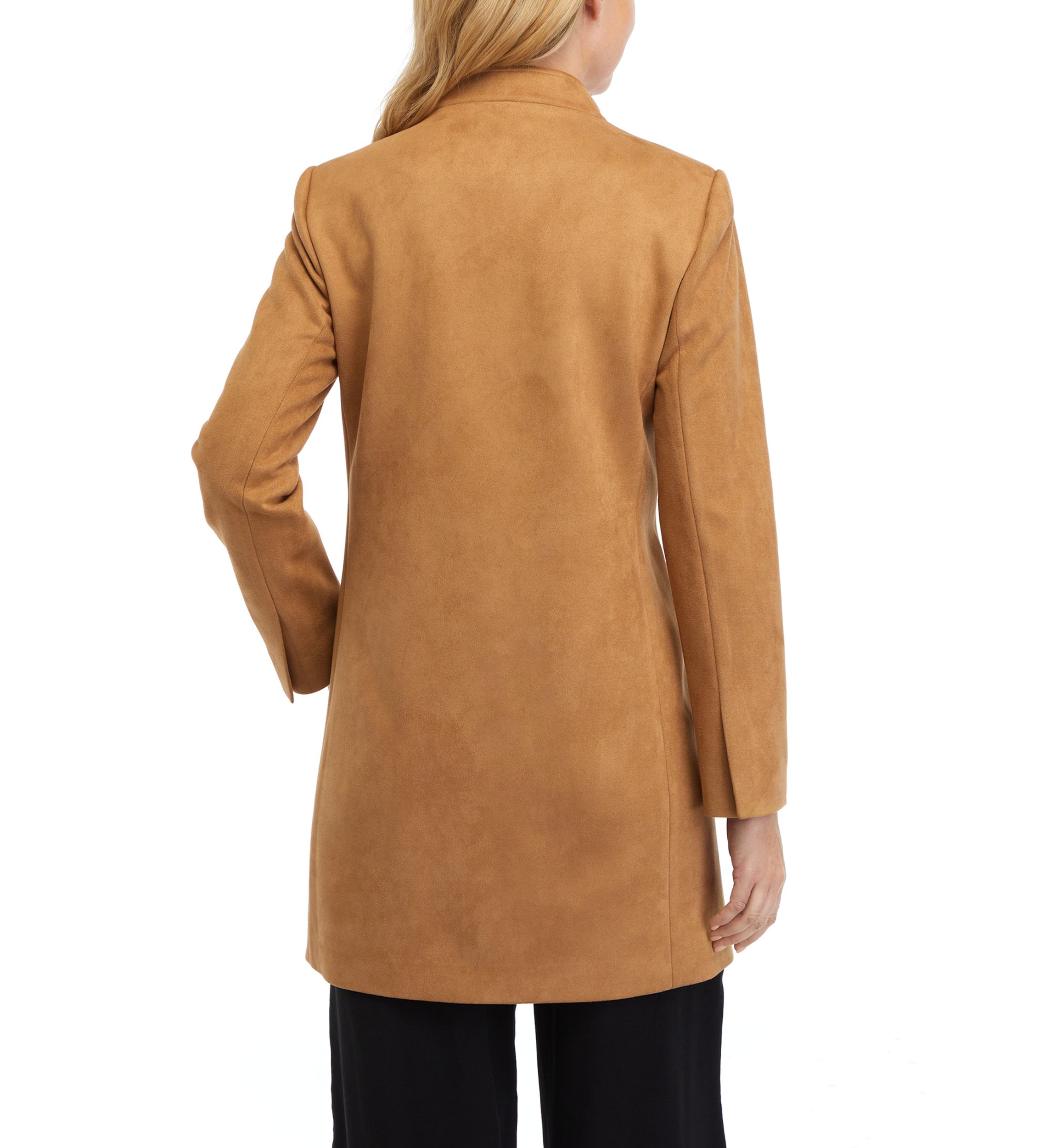 Womens Vegan Suede Topper
