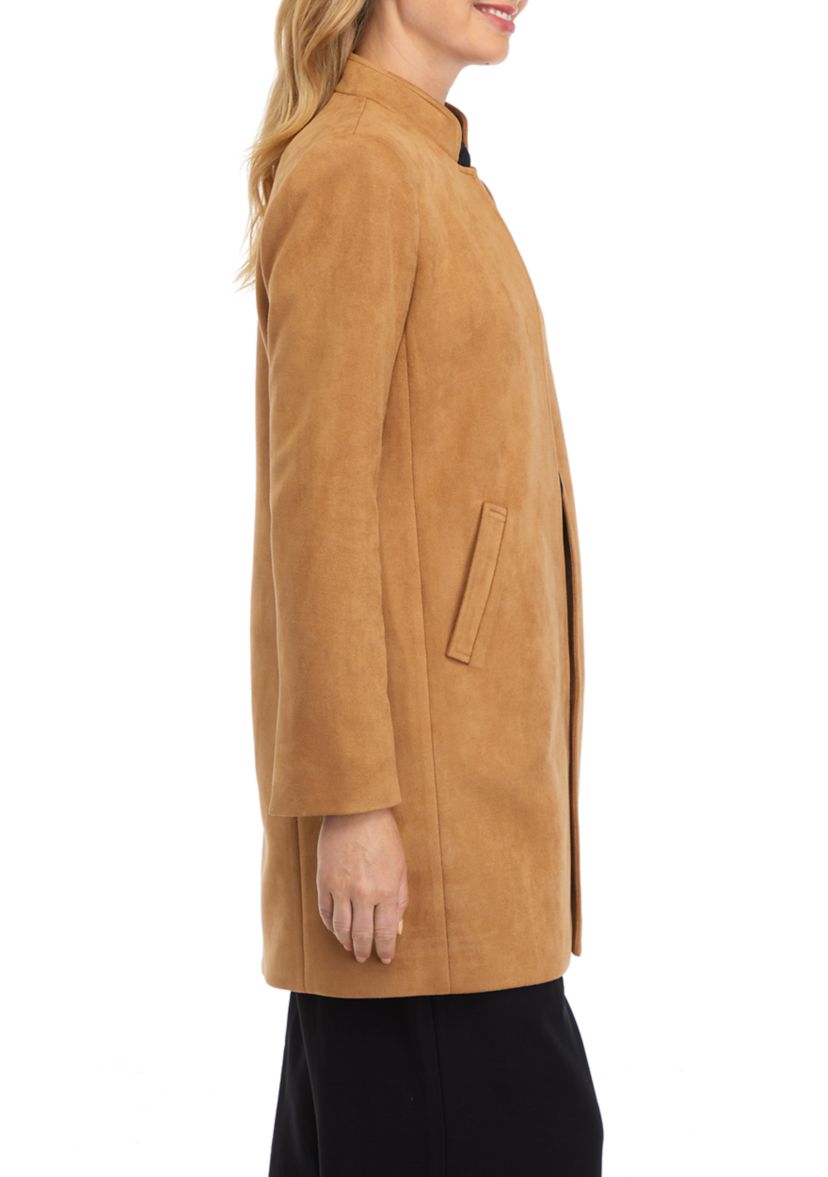 Womens Vegan Suede Topper