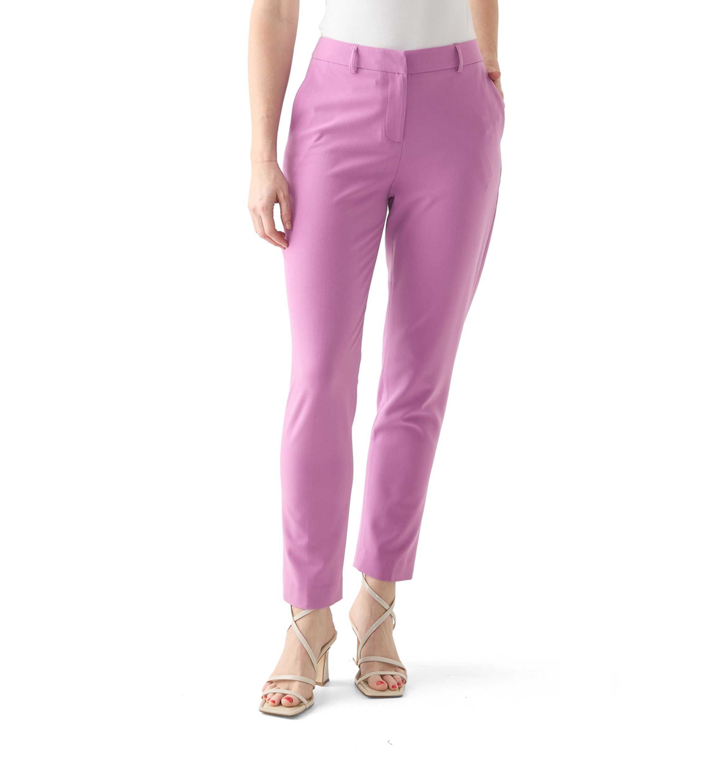Bi Stretch Slim Leg Pants 