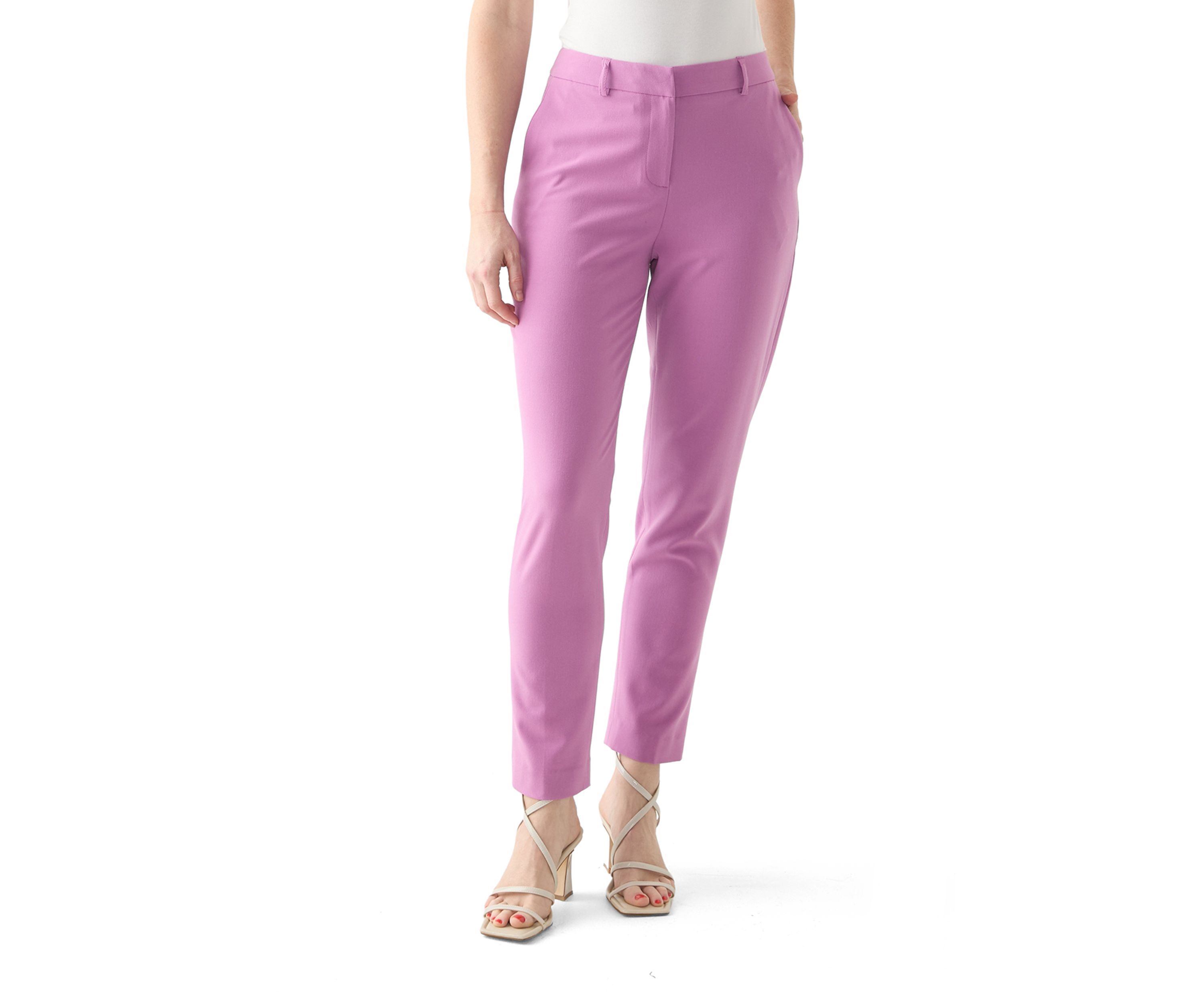 Bi Stretch Slim Leg Pants 