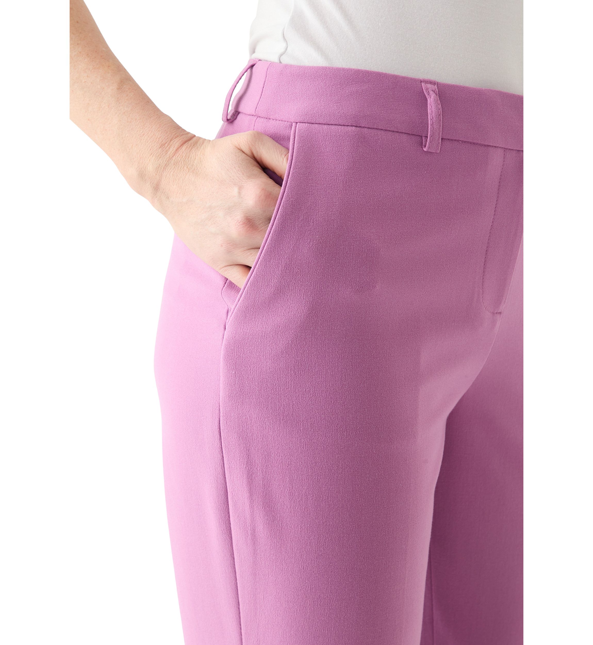 Bi Stretch Slim Leg Pants 