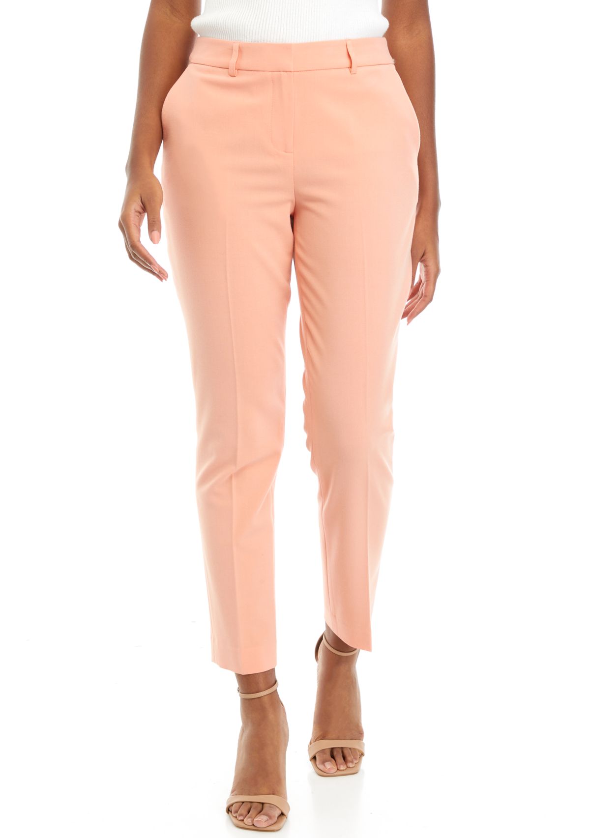 Womens Bistretch Pull On Slim Ankle Pants