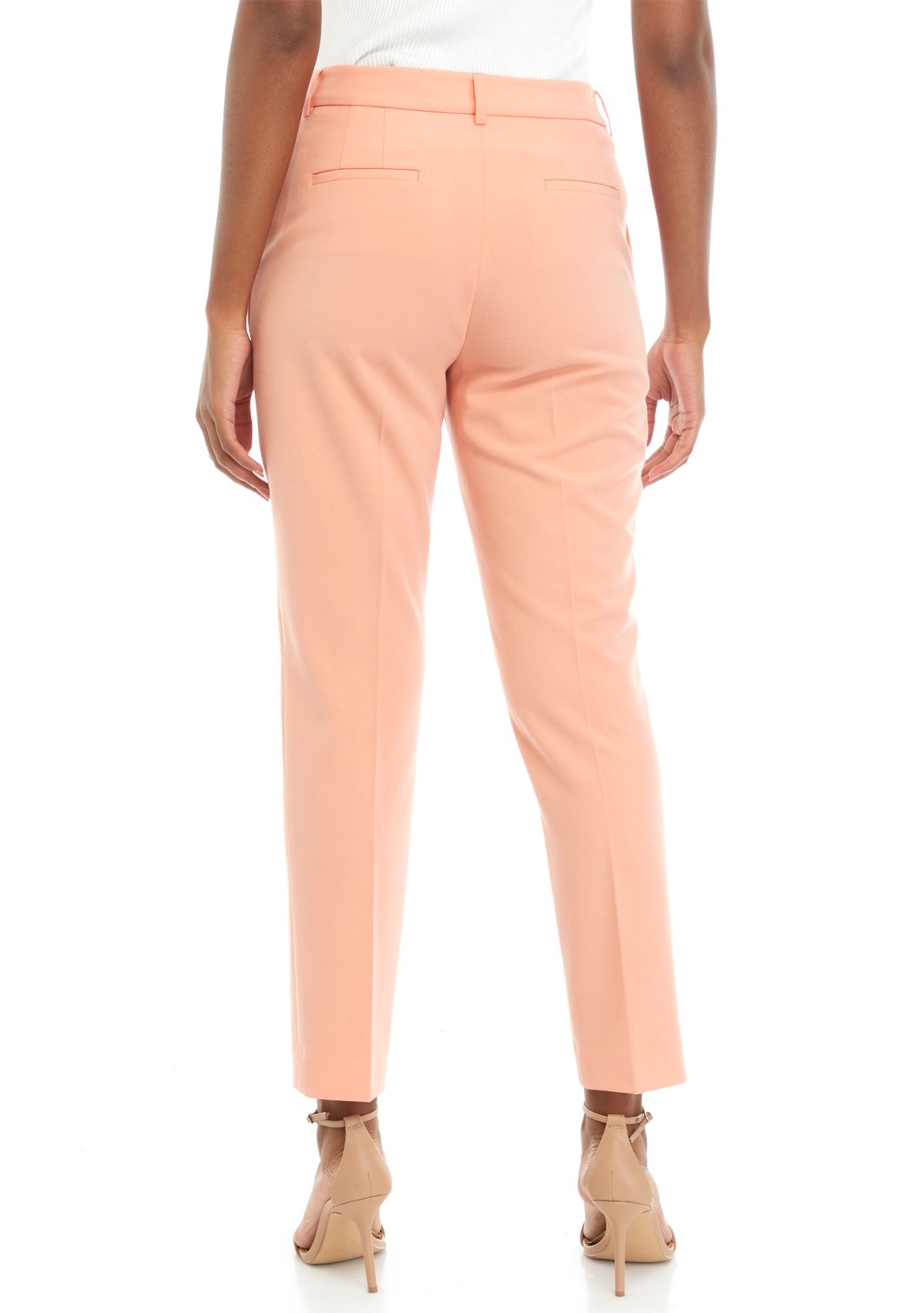 Womens Bistretch Pull On Slim Ankle Pants