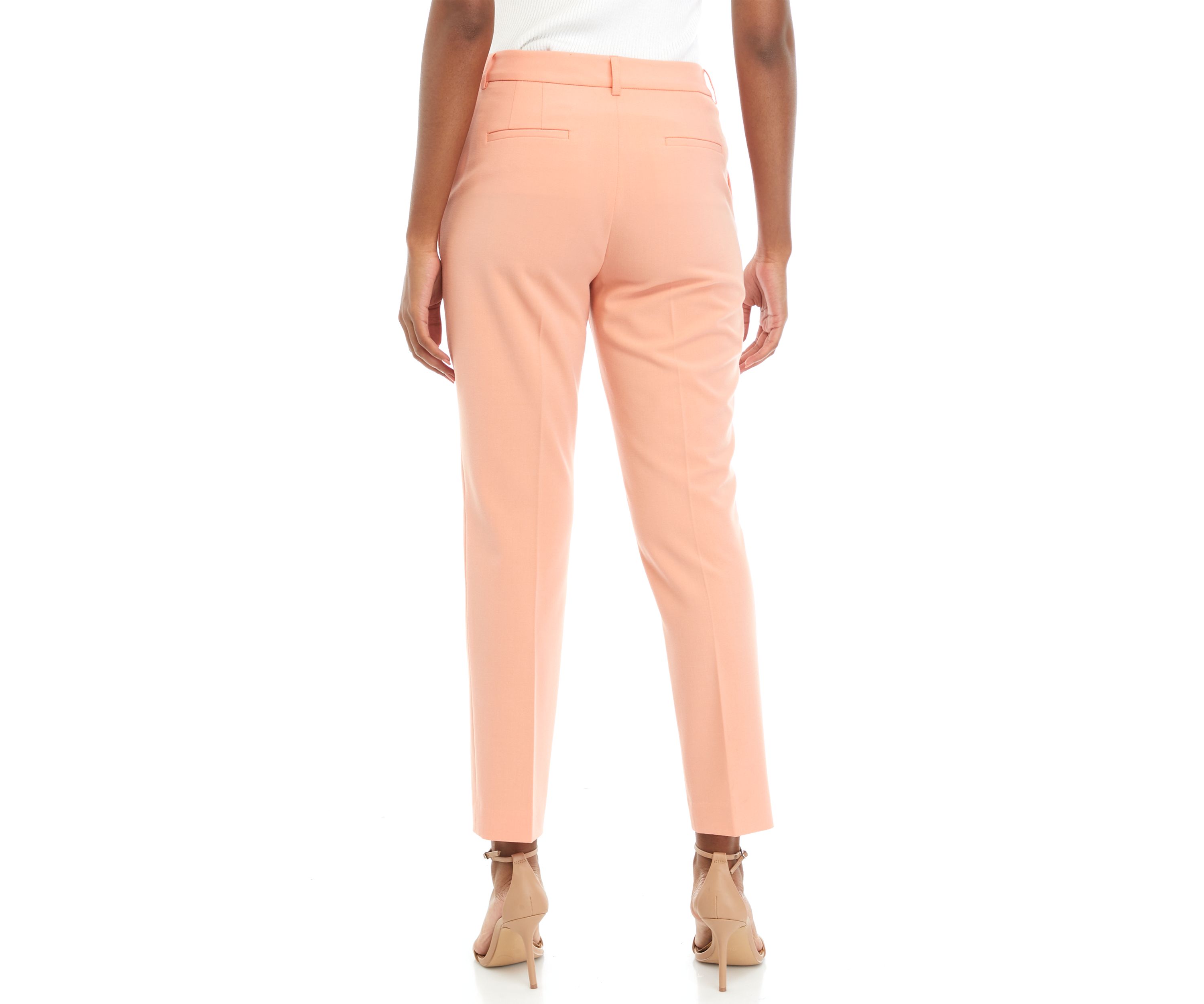 Womens Bistretch Pull On Slim Ankle Pants