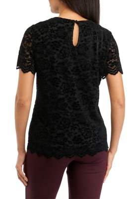 Tahari Asl Short-Sleeve Sweater