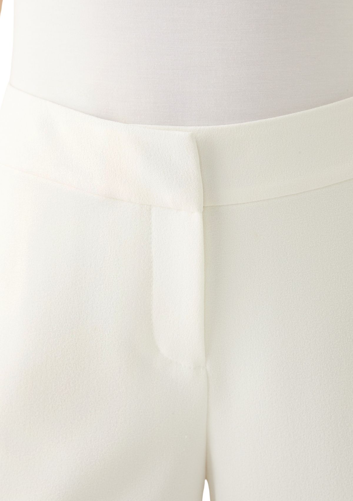 Petite Wide Leg Crepe Pants