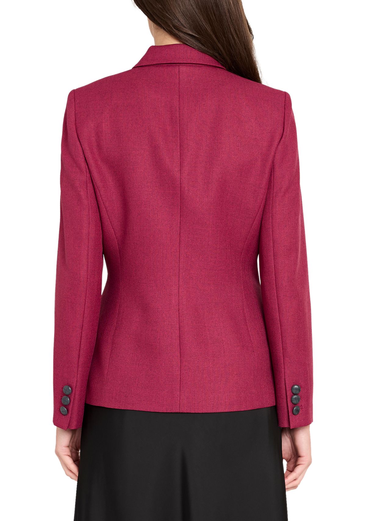 Womens One-Button Blazer