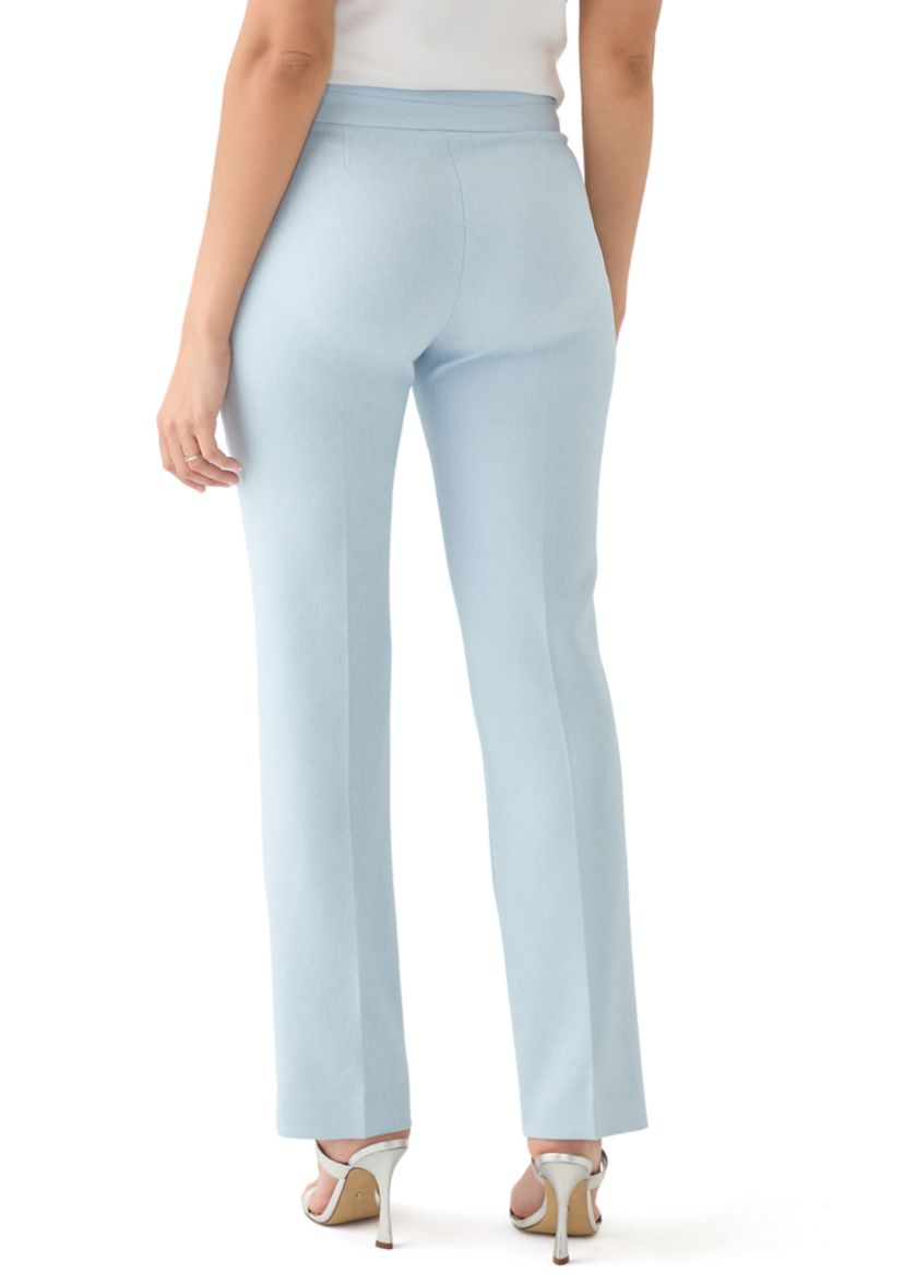 Womens Twill Straight Leg Pants