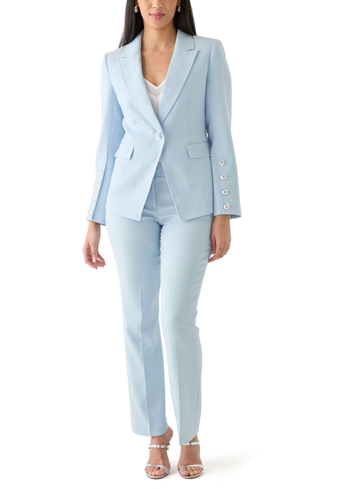 Womens Twill Single Button Jacket