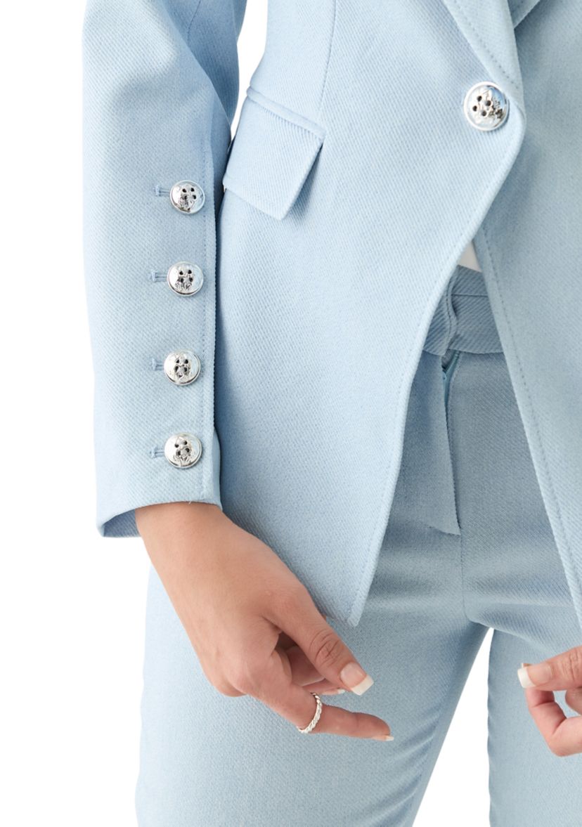 Womens Twill Single Button Jacket