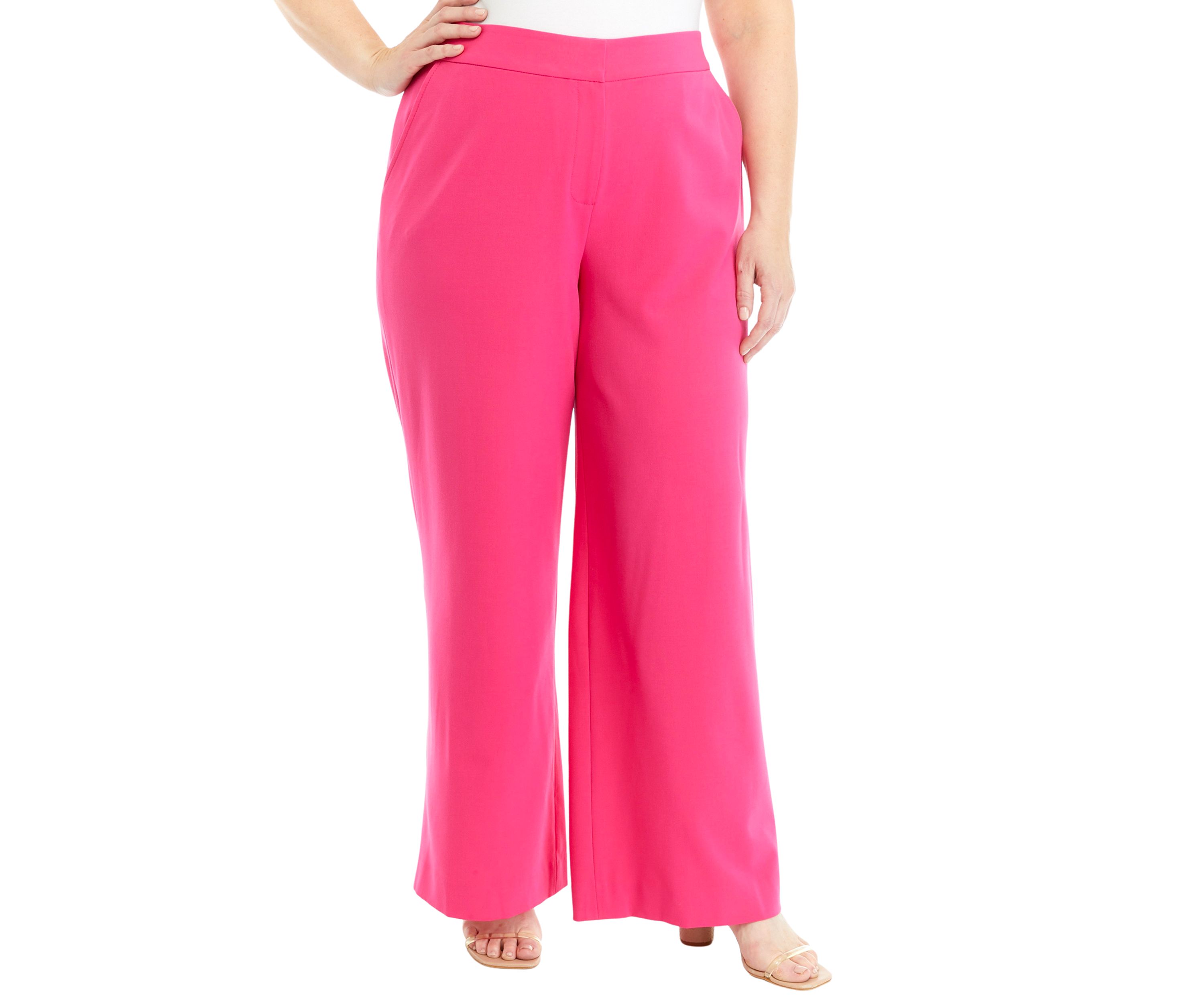 Plus Size Wide Leg Pants
