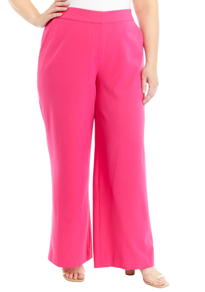 Plus Size Wide Leg Pants