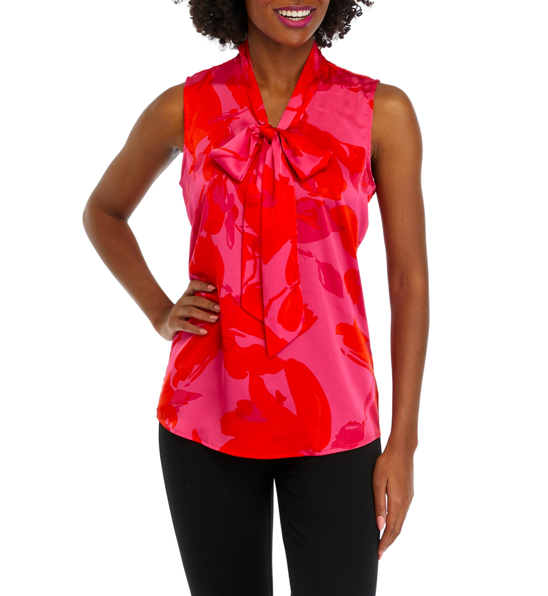 Womens Bow Front Blouse