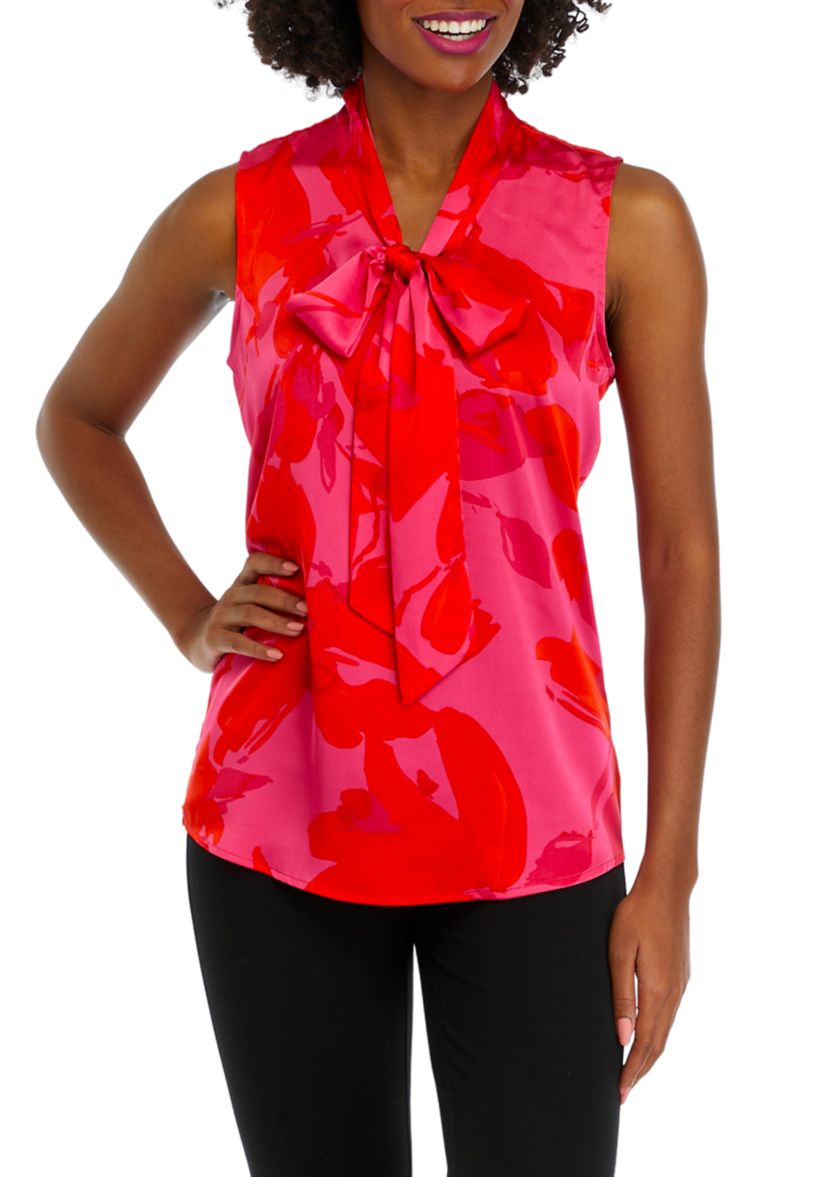 Womens Bow Front Blouse