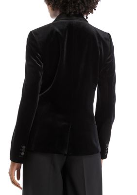 Tahari asl velvet blazer sale