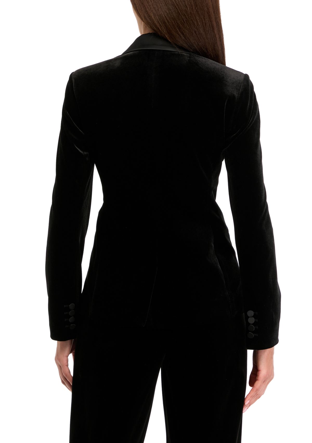 Womens Velvet Satin Jacket