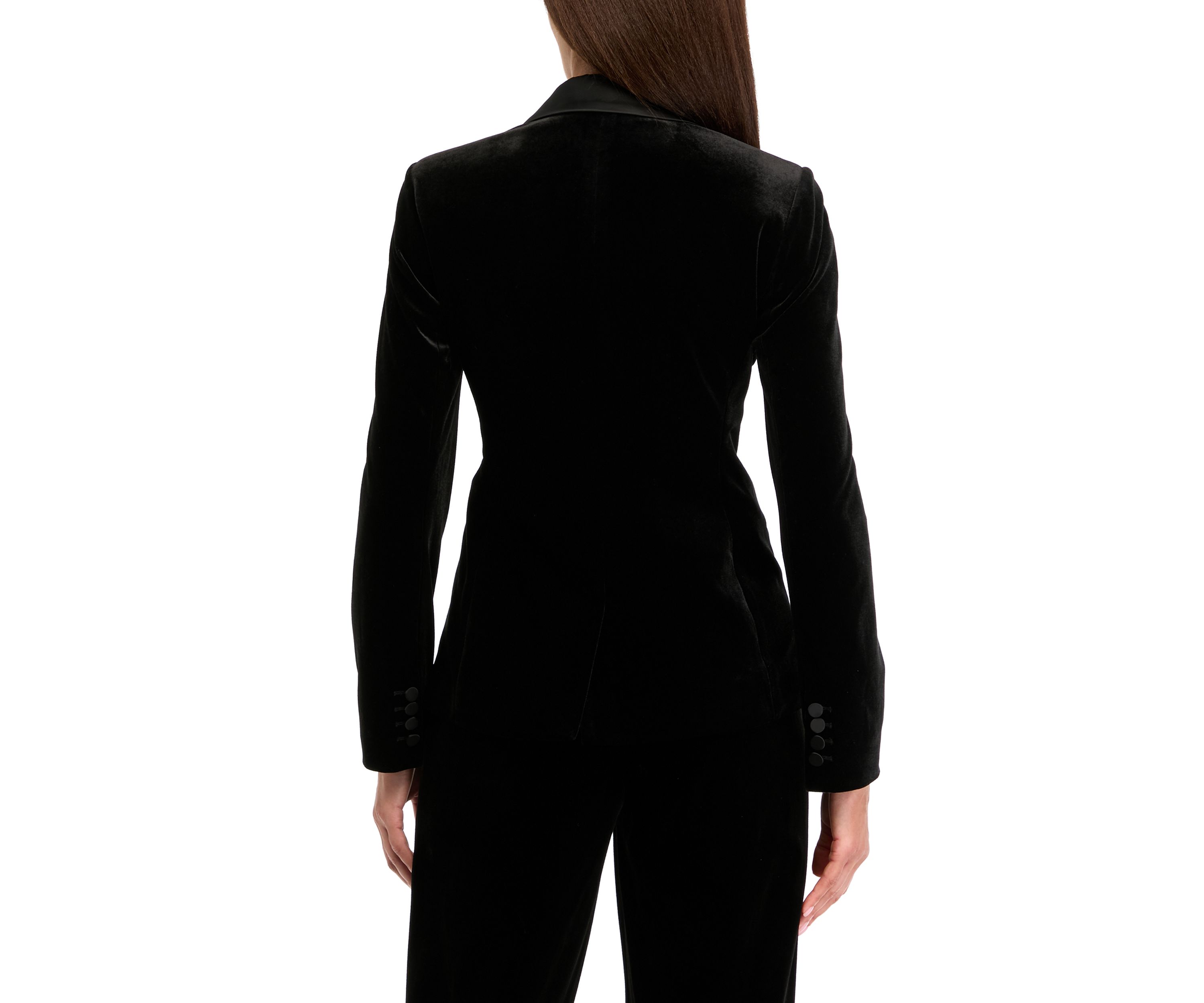 Womens Velvet Satin Jacket