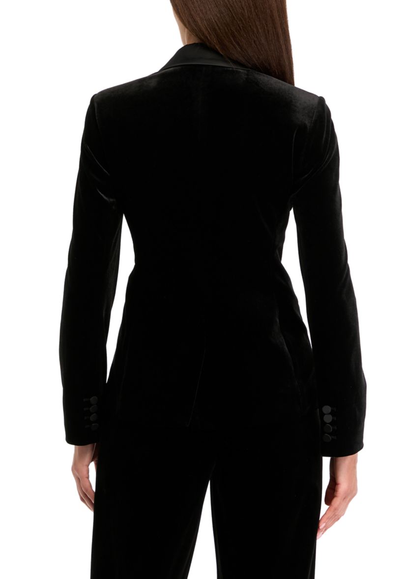 Womens Velvet Satin Jacket