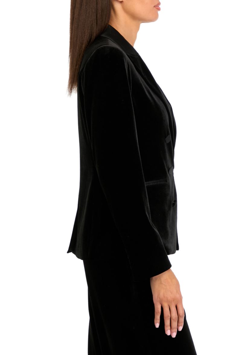 Womens Velvet Satin Jacket