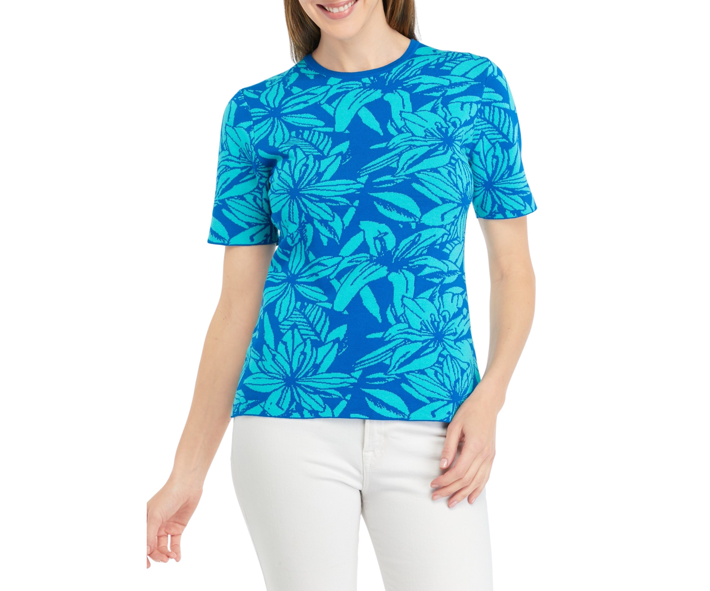 Womens Short Sleeve Crew Neck T-Shirt