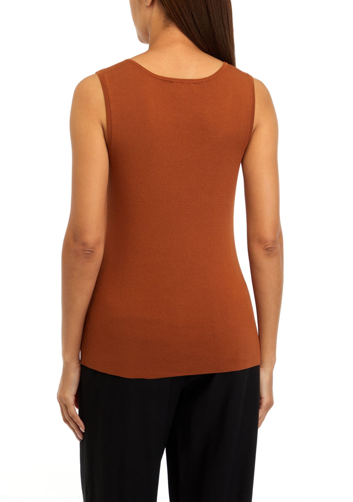 Womens Sleeveless Knit Tank 