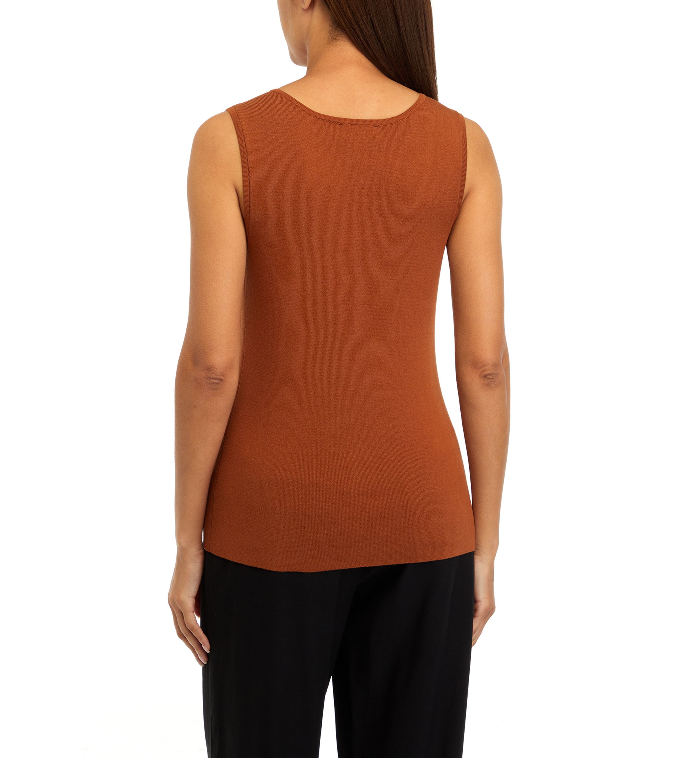 Womens Sleeveless Knit Tank 