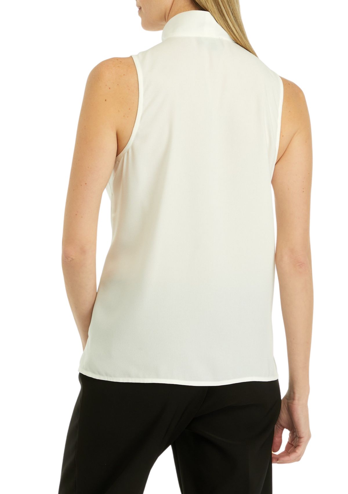 Womens Bow Ruffle Blouse