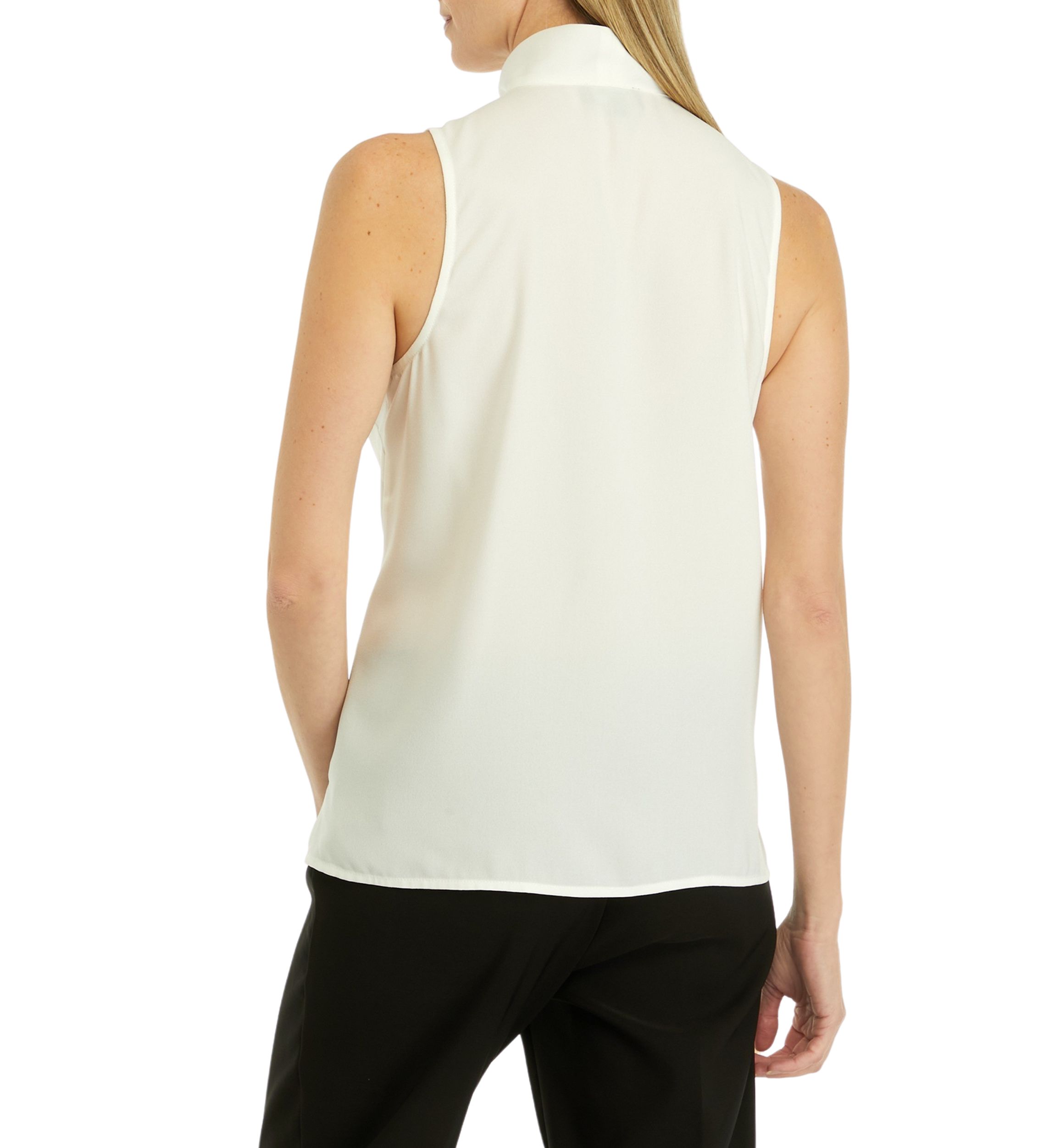 Womens Bow Ruffle Blouse