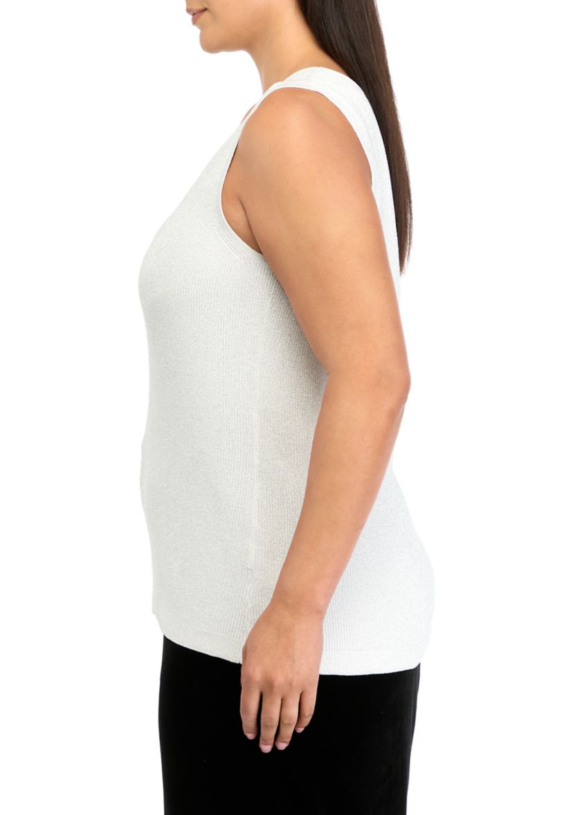 Plus Size Sleeveless Sweater Tank