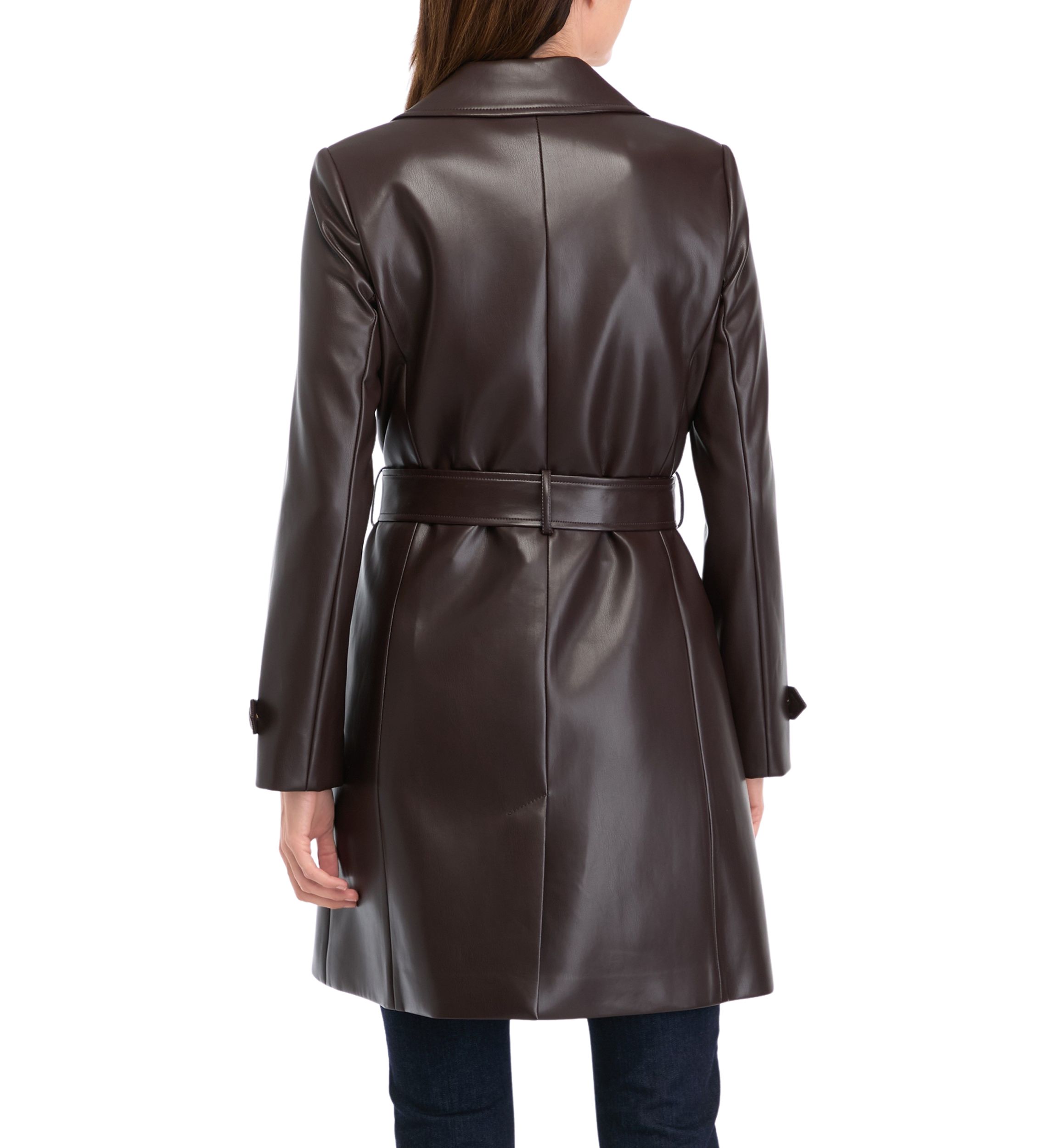 Womens Vegan Leather Topper