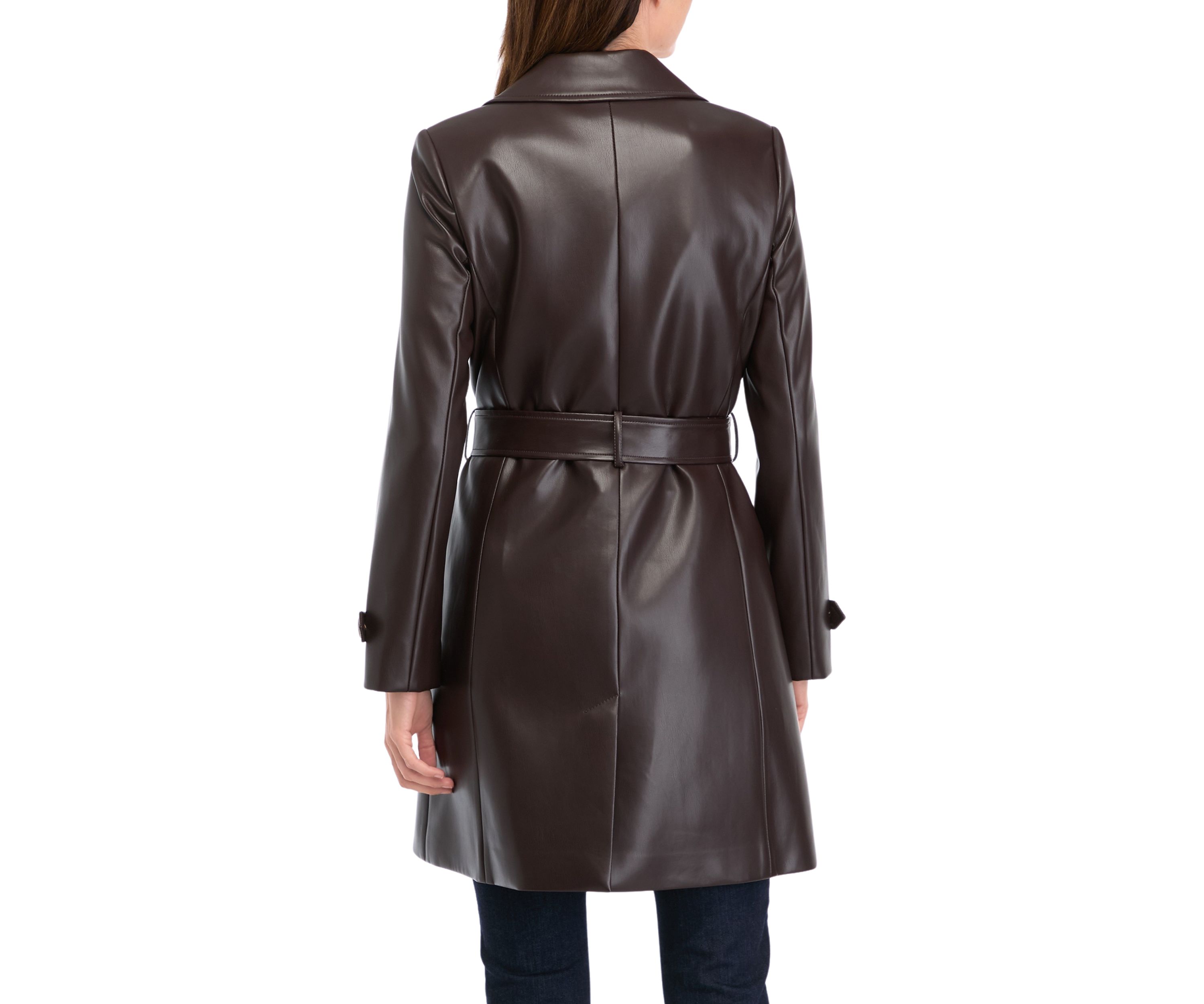 Womens Vegan Leather Topper