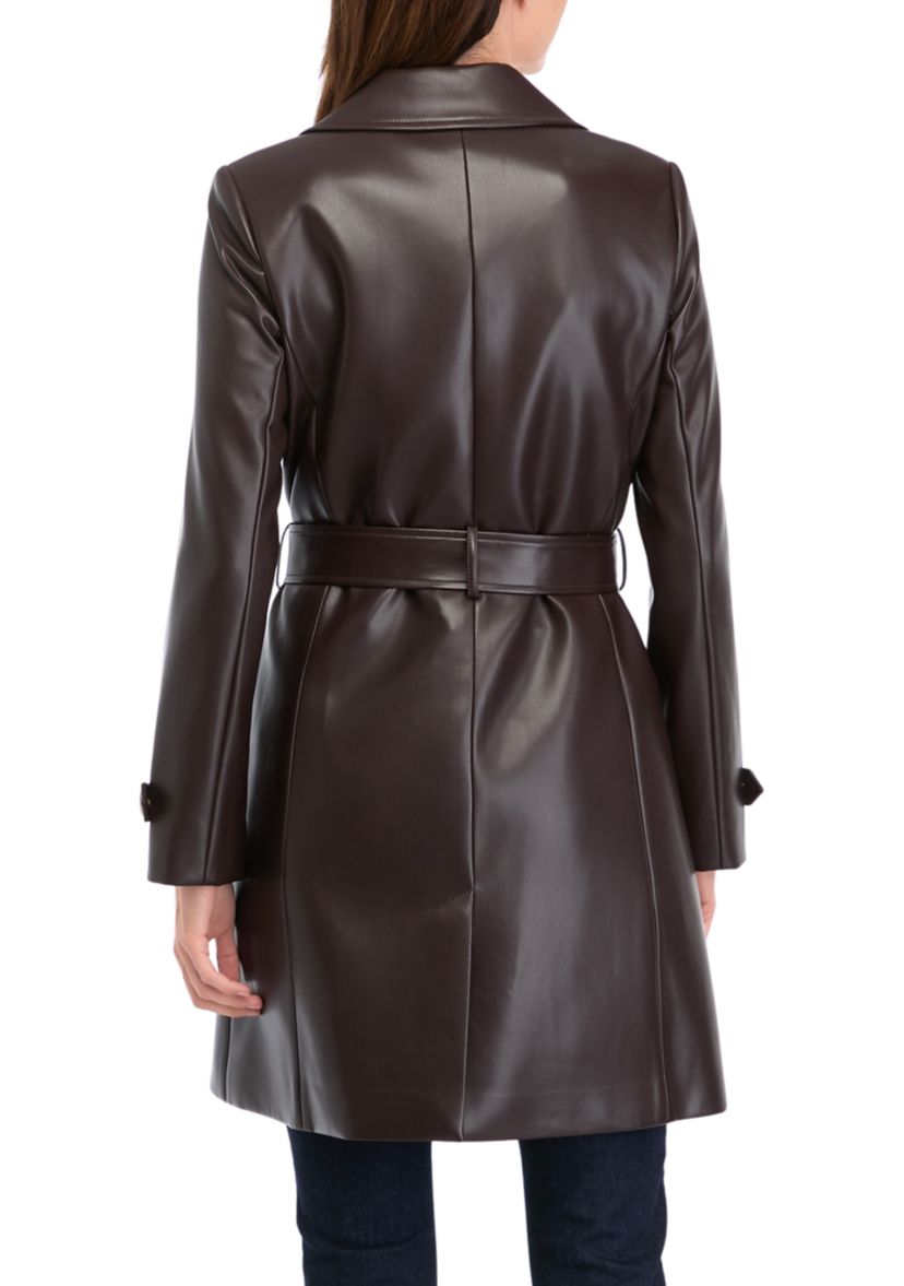 Womens Vegan Leather Topper