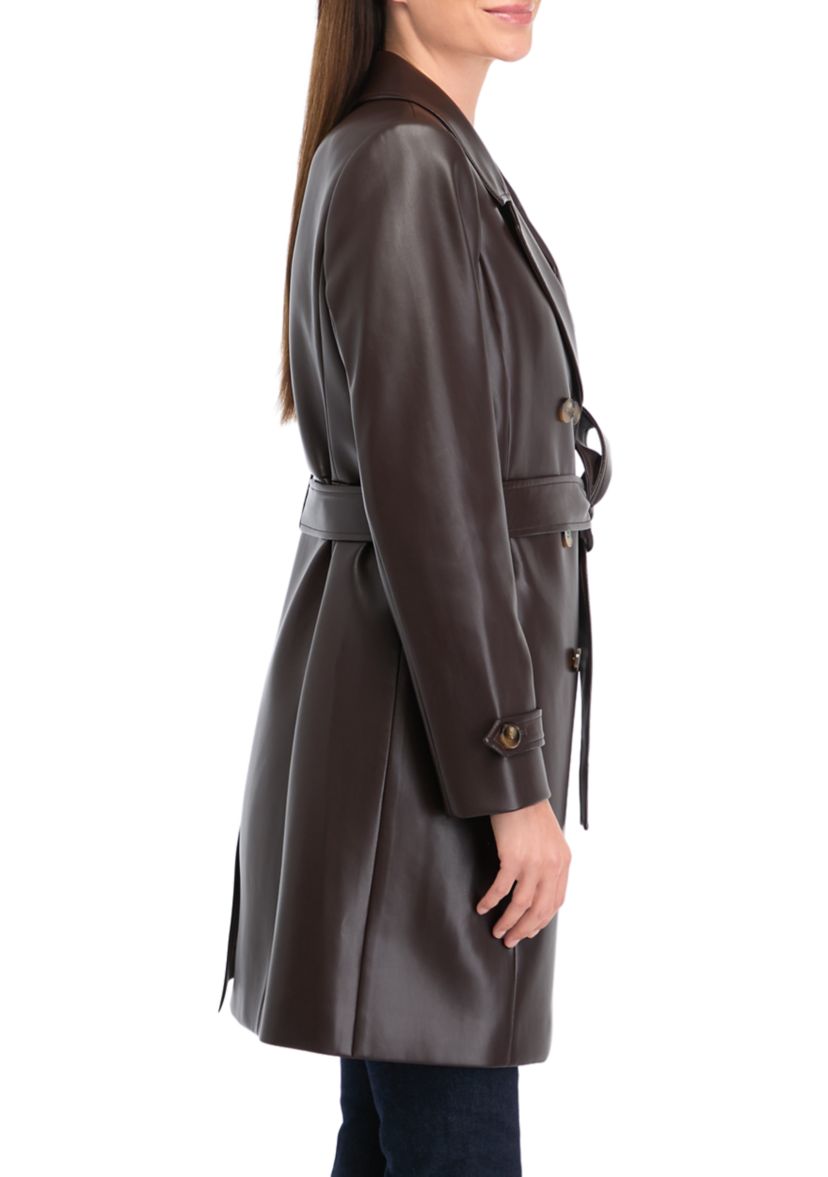 Womens Vegan Leather Topper