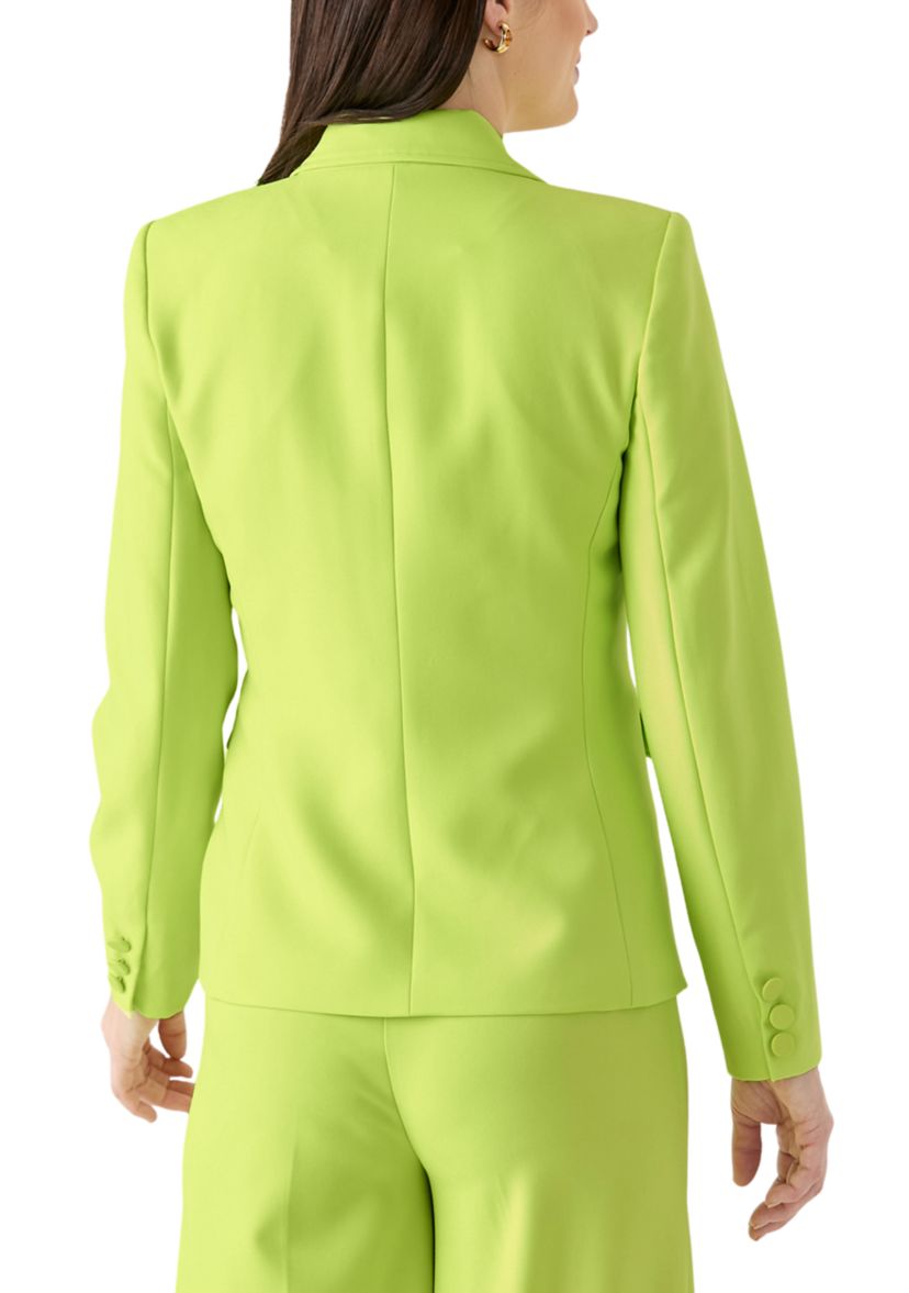 Womens One Button Crepe Suit Separate Jacket
