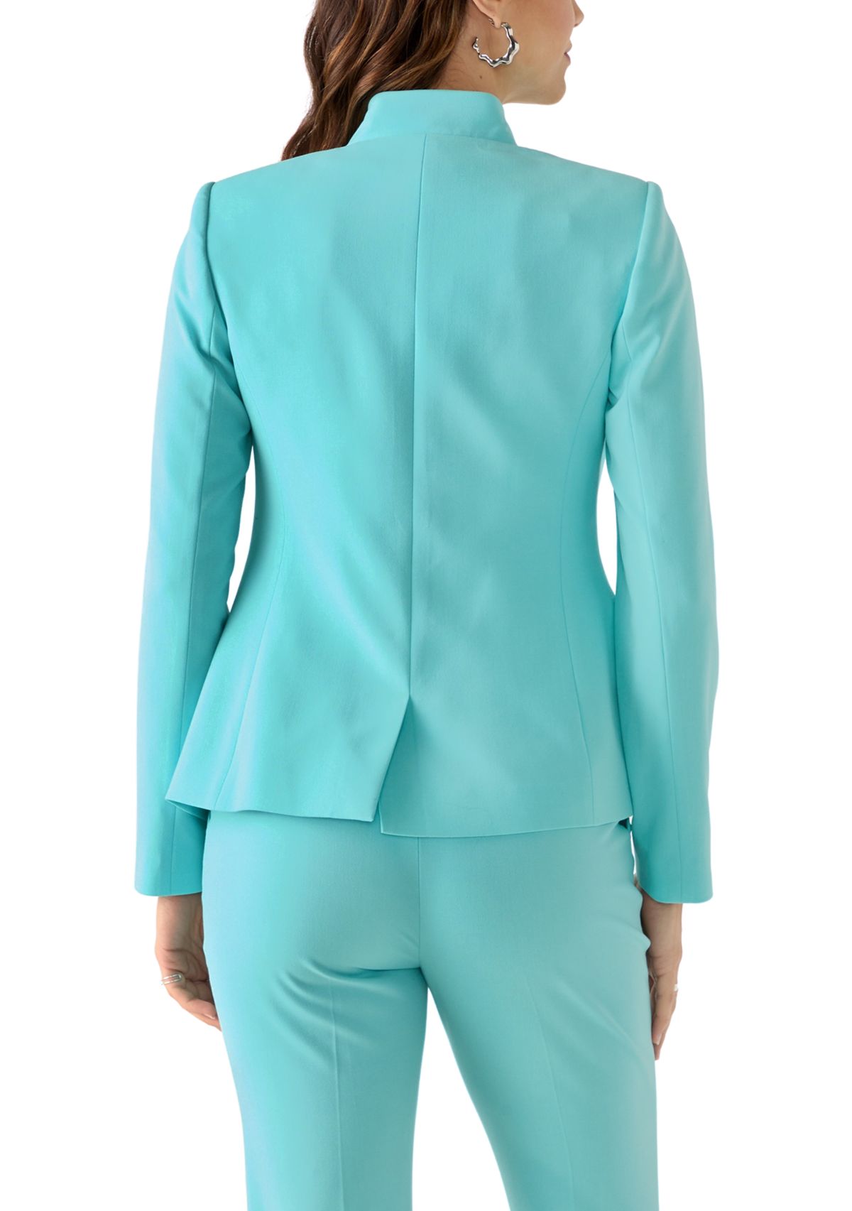 Womens Bi Stretch Faux Double Breasted Suit Separate Jacket