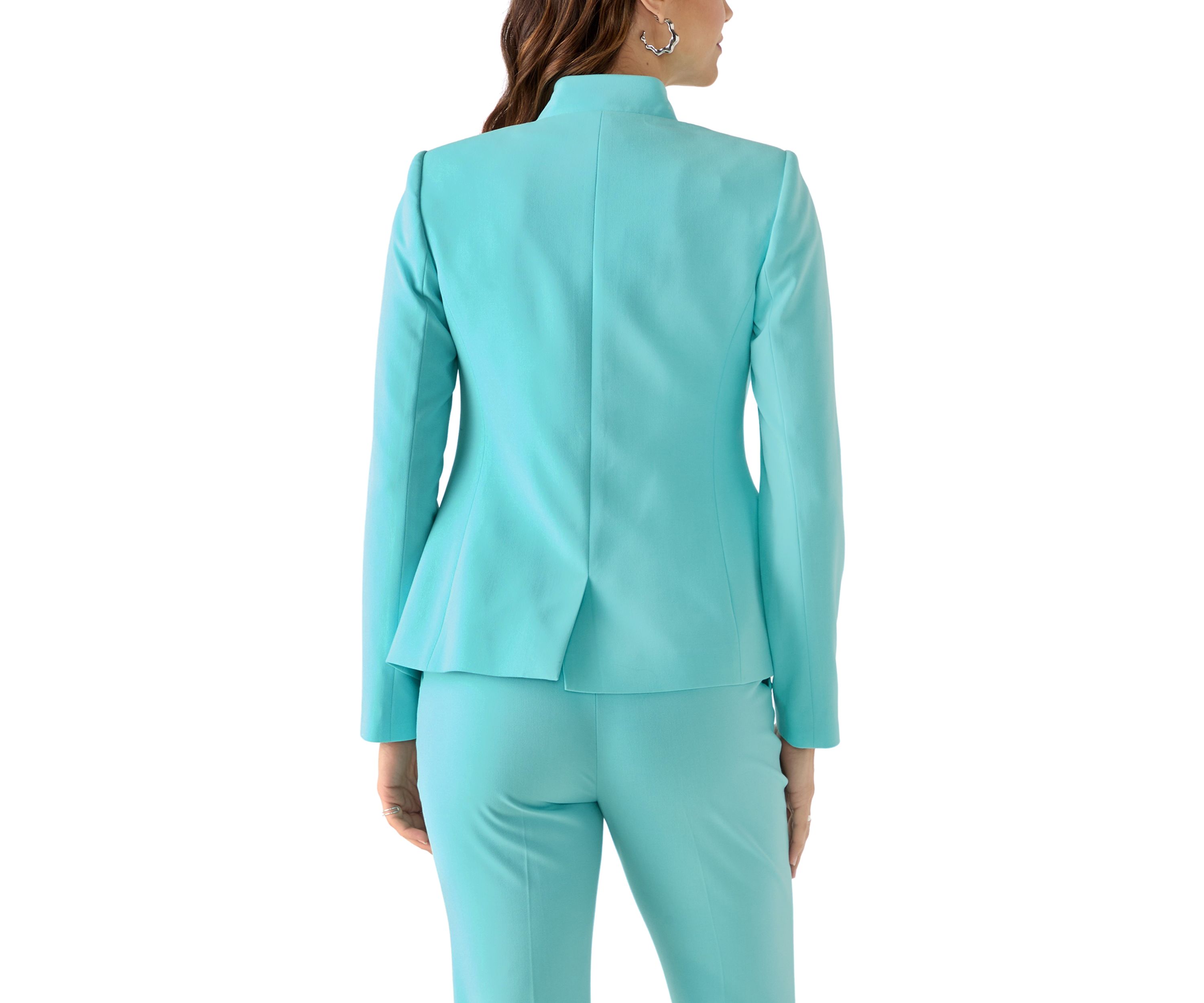 Womens Bi Stretch Faux Double Breasted Suit Separate Jacket