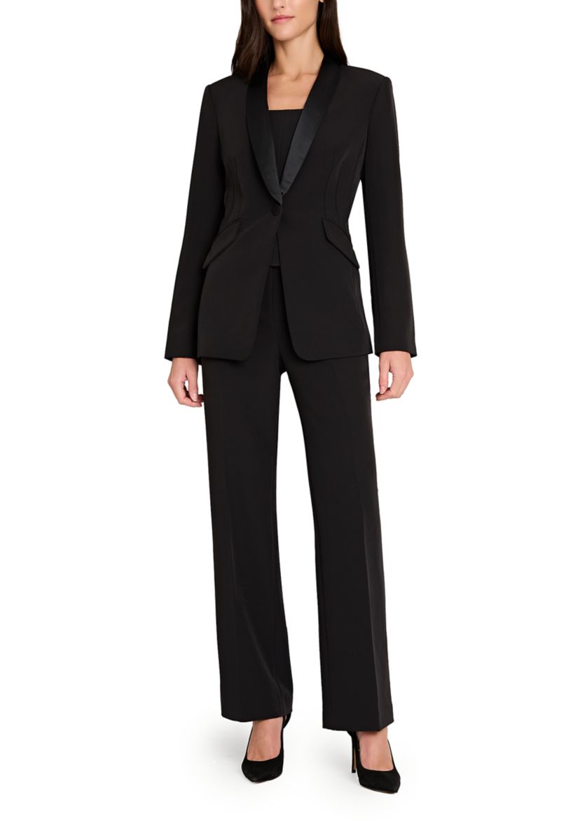 Womens One Button Velvet Tux