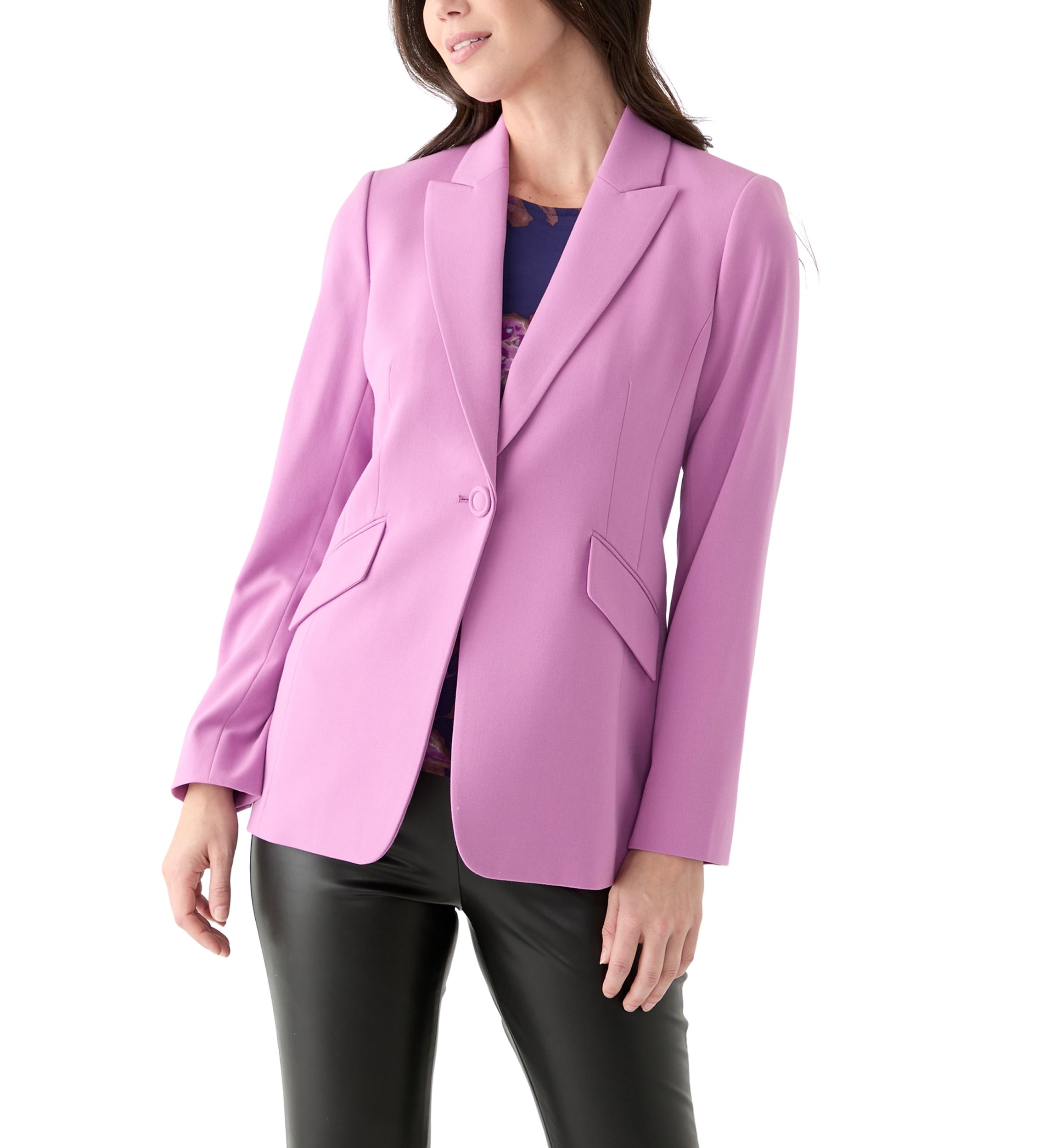 Womens Bistretch One Button Jacket