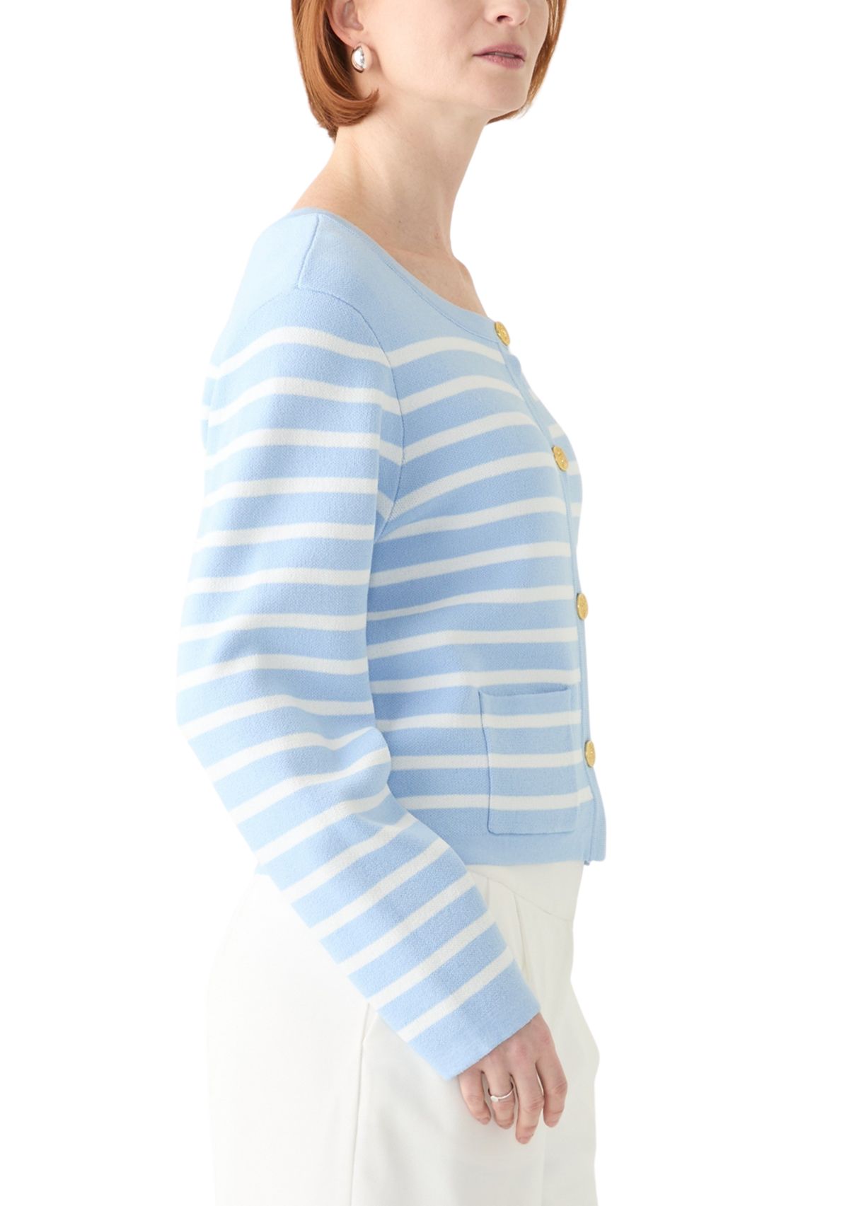 Womens Punto Milano Cardigan with Buttons