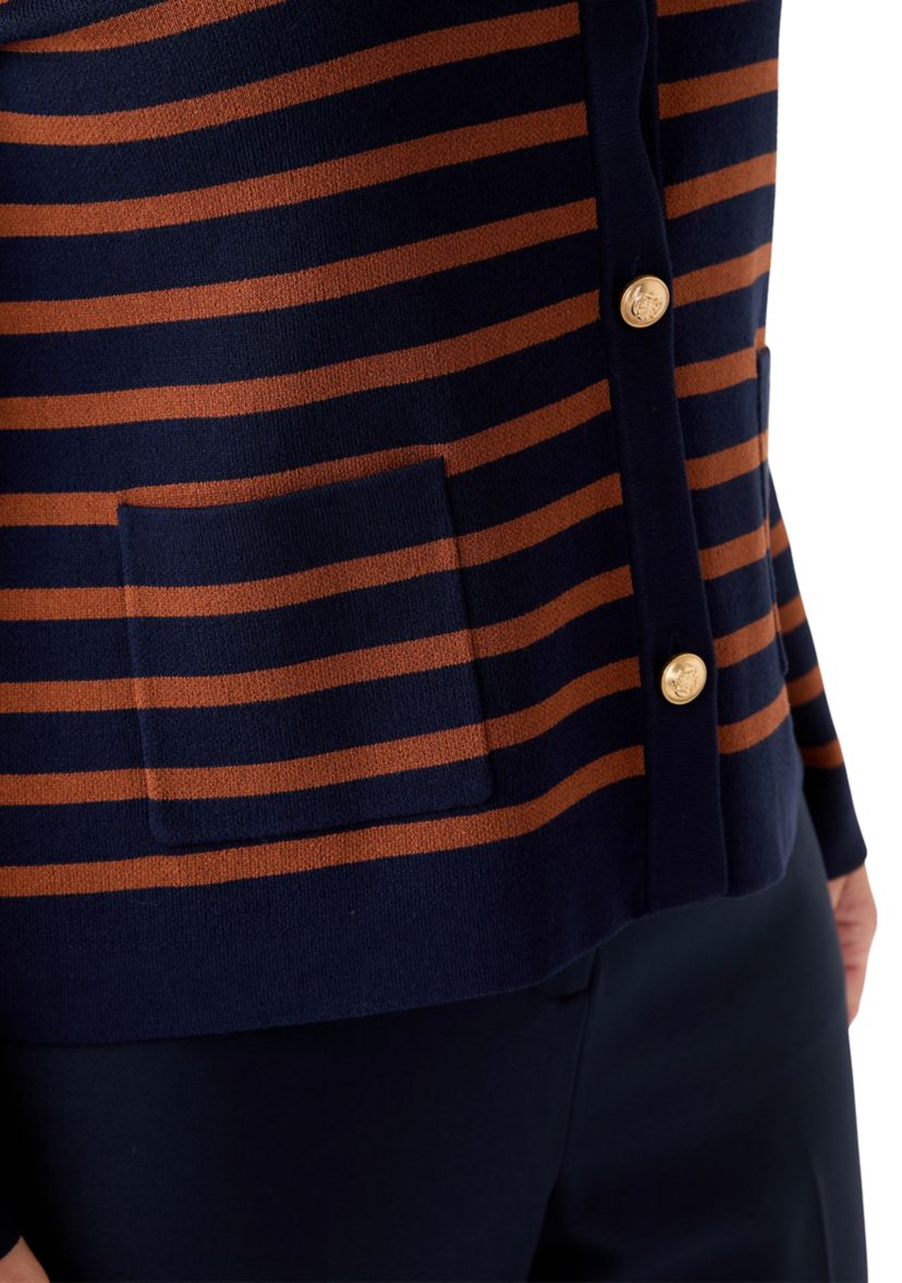 Plus Size Punto Milano Cardigan with Buttons