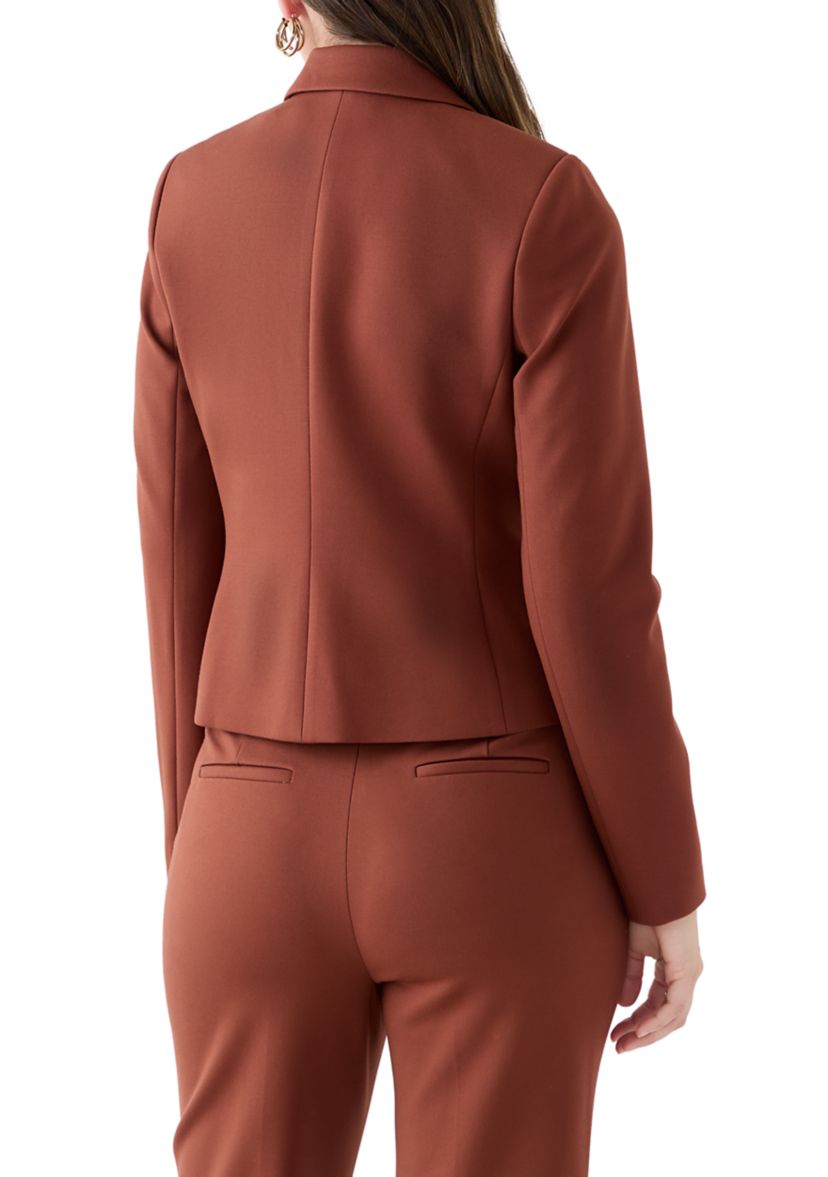 Womens 3 Button Ponte Jacket